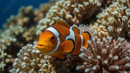 Clownfish in the Red Sea, Egypt.