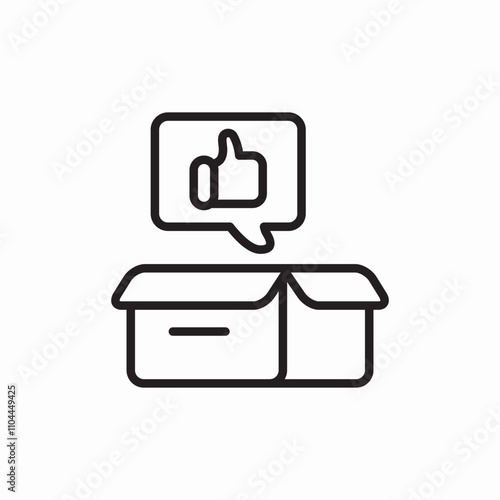 delivery package like icon sign vector