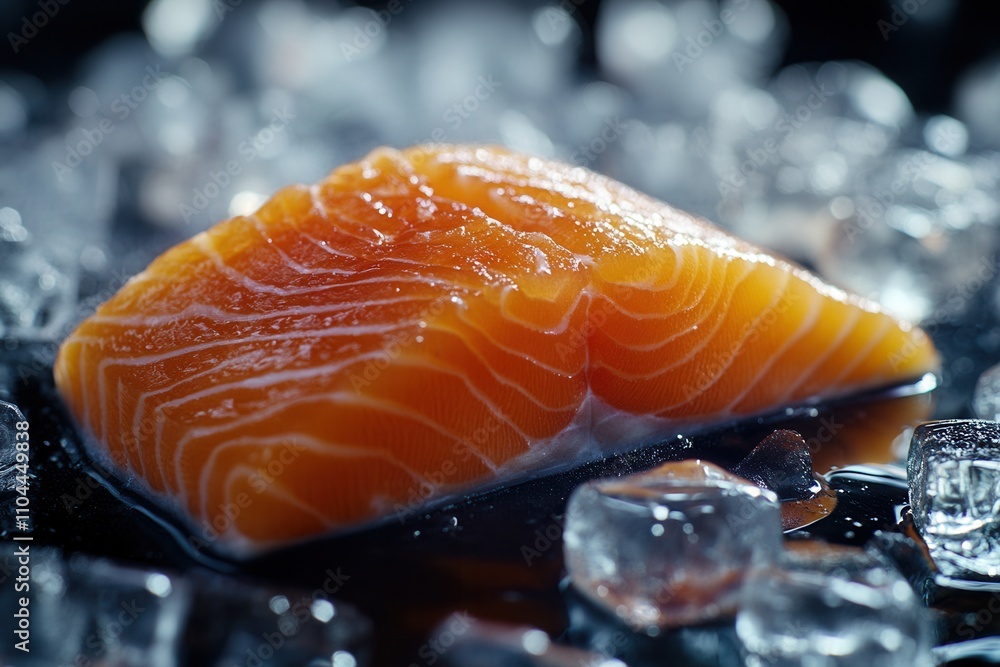 Grilled sea trout steak with golden crust, garlic, and rosemary, smoky and gourmet perfection, AI-generated Grilled sea trout steak with golden crust, garlic, and rosemary, smoky and gourmet perfection, AI-generated