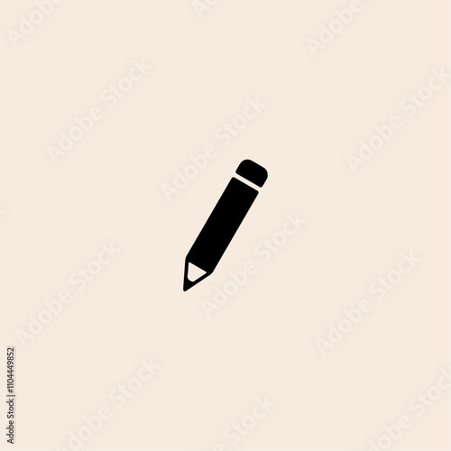 pencil icon in trendy flat style, pencil vector design