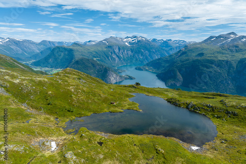 mountain and fjord landscape