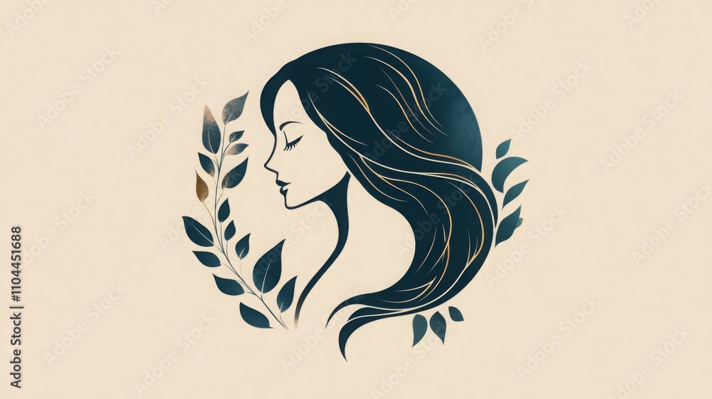 Beauty salon spa logo design. Beauty salon spa logo design.