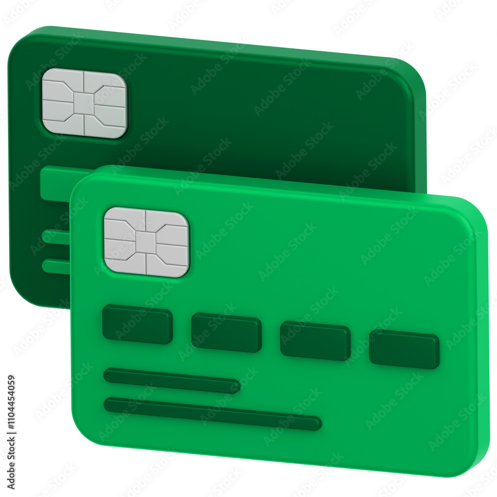 3D icon of 2 credit cards
3D icon of 2 credit cards