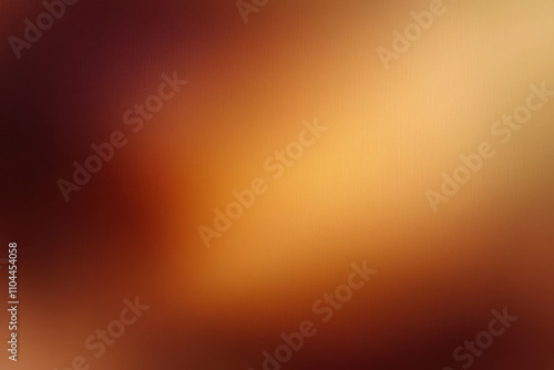 Black dark brown copper sepia red orange gold yellow beige wavy abstract background. Color gradient ombre. Rough grain grainy noise. Geometric. Wave curve line. Bright shimmer light. Design.