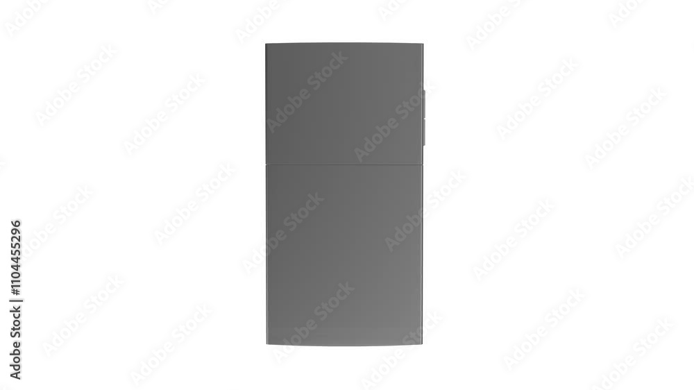 Black feature phone on white background Black feature phone on white background