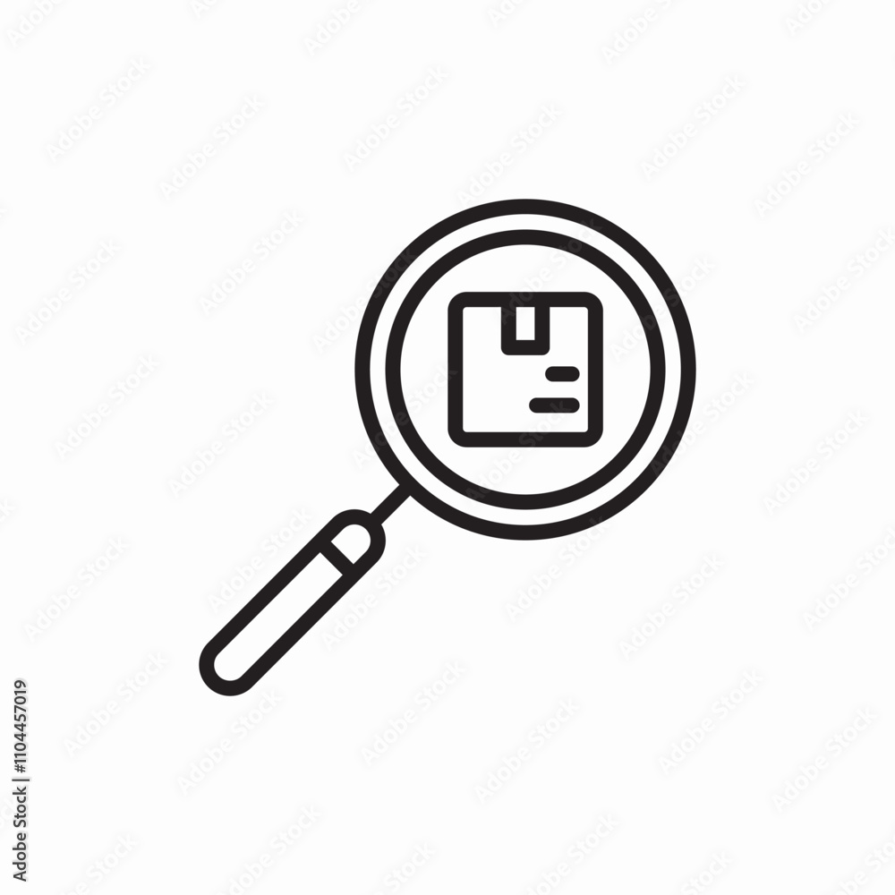 search delivery package icon sign vector search delivery package icon sign vector