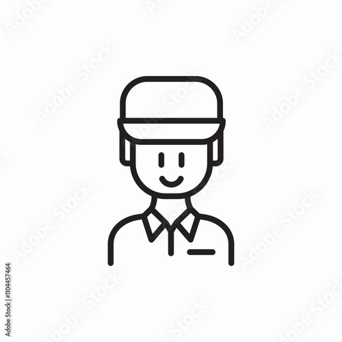 woker employee icon sign vector