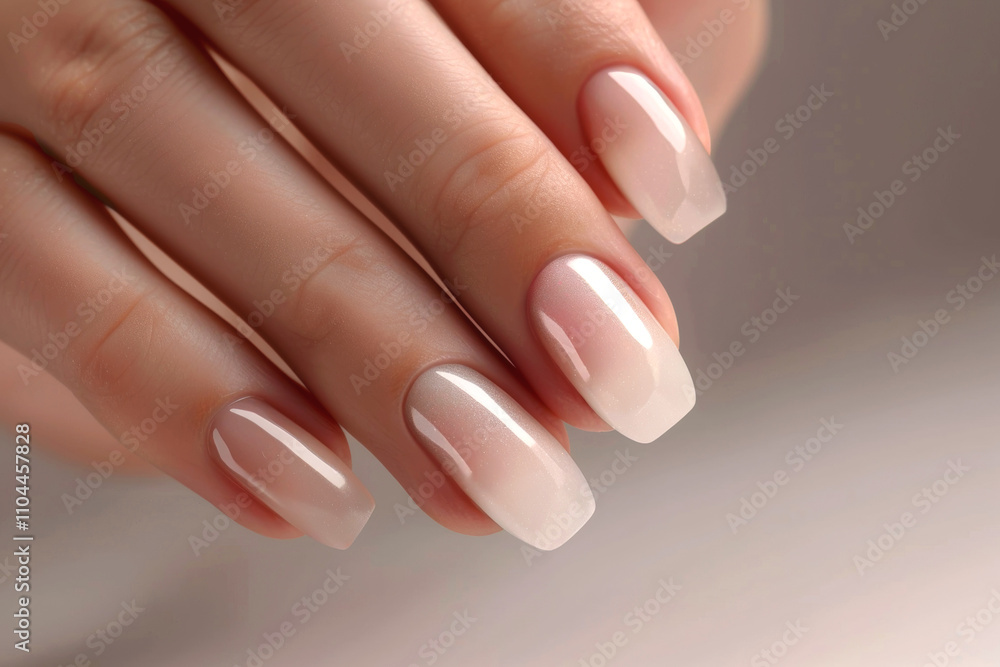 French manicure beautiful nails Generative AI French manicure beautiful nails Generative AI