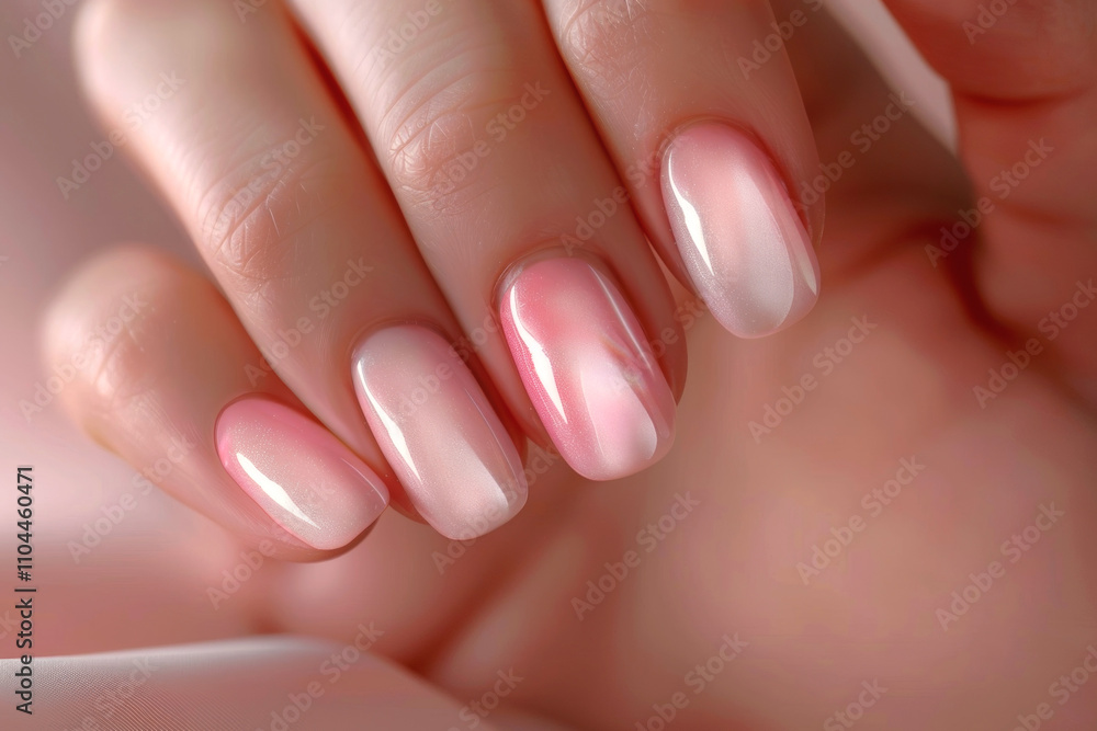 French manicure beautiful nails Generative AI French manicure beautiful nails Generative AI