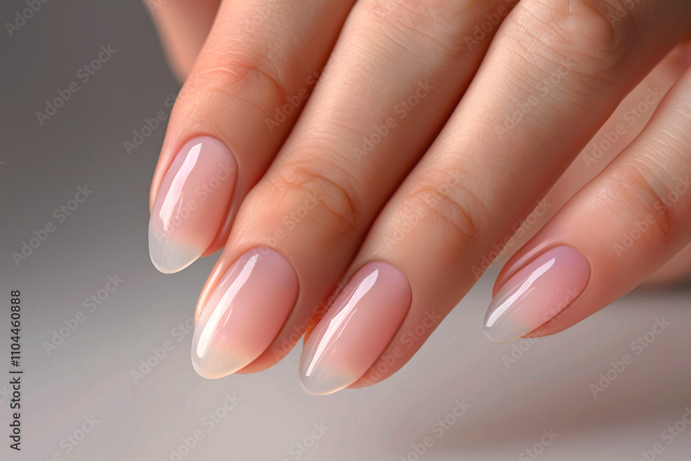 French manicure beautiful nails Generative AI French manicure beautiful nails Generative AI
