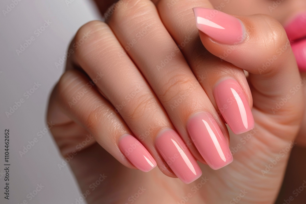 French manicure beautiful nails Generative AI French manicure beautiful nails Generative AI