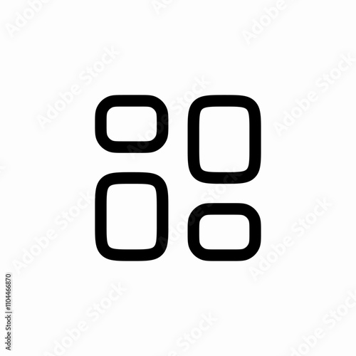 dashboard page icon sign vector