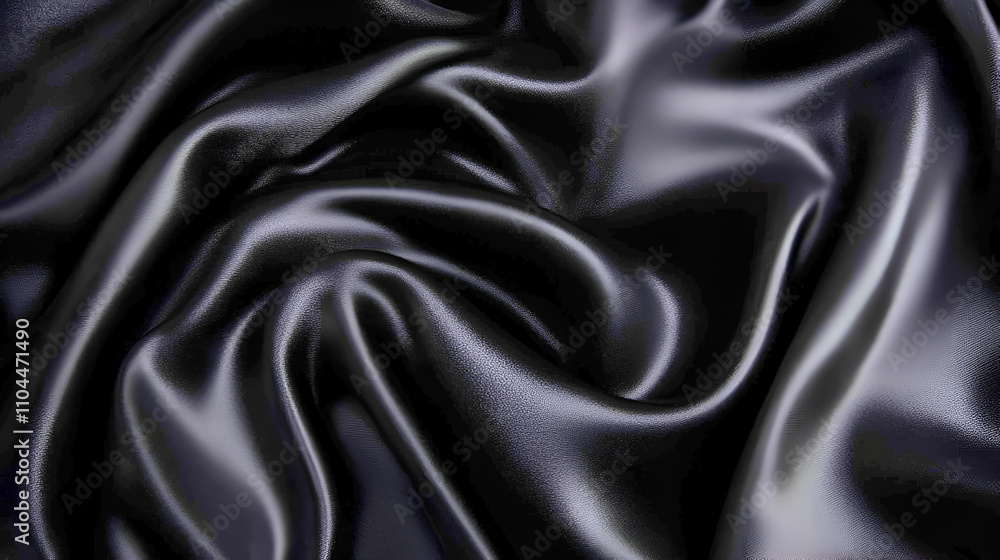 Black silk abstract background luxury cloth or liquid wave or wavy folds Black silk abstract background luxury cloth or liquid wave or wavy folds