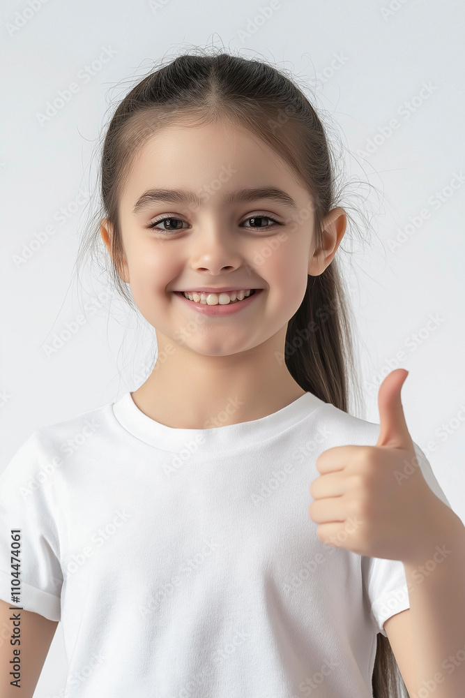 Girl smiles bright smile. Dentist's day. Isolated background Girl smiles bright smile. Dentist's day. Isolated background