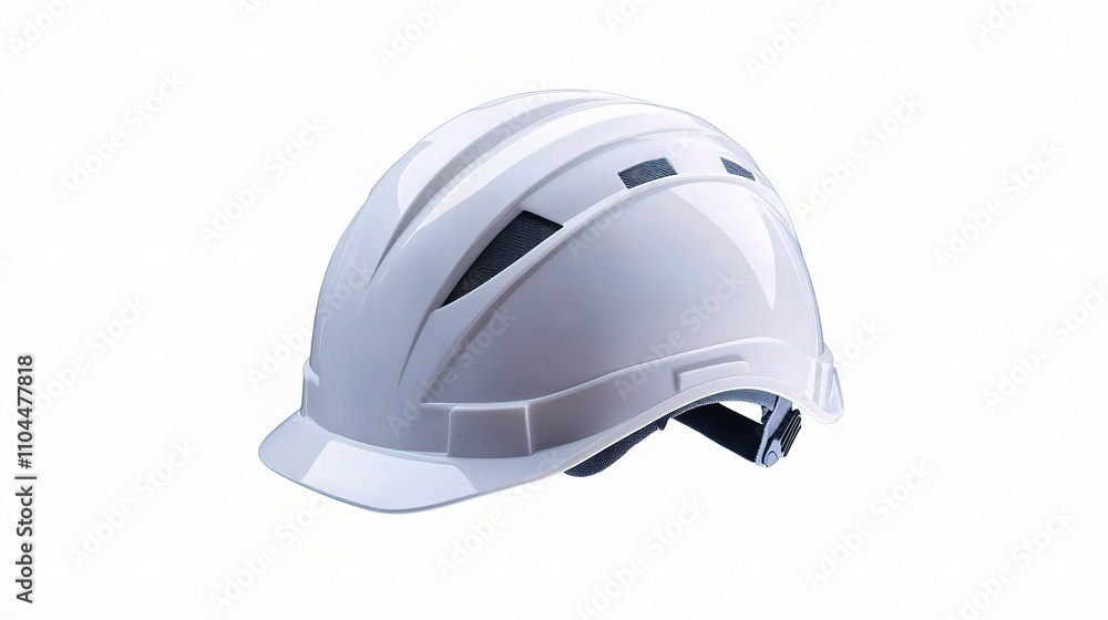 White Safety Helmet with Ventilation for Construction Work White Safety Helmet with Ventilation for Construction Work