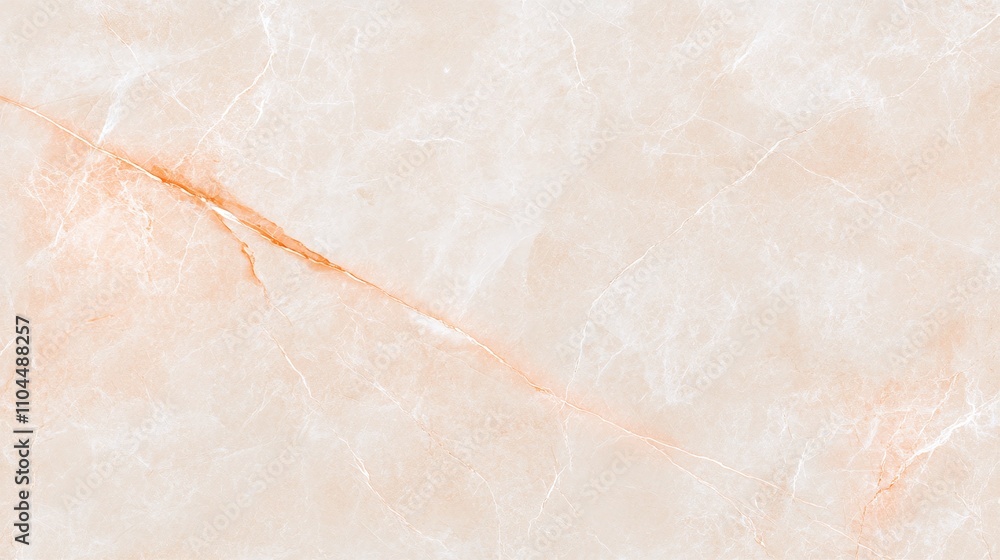 Fototapeta premium Subtle marble texture, light peach tones, natural stone pattern, minimal design, earthy abstract, smooth surface, textured backdrop, perfect for copy space