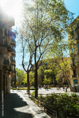 Photography Superblock oder Superilla im Viertel Eixample, für Autos stark eingeschränkter B