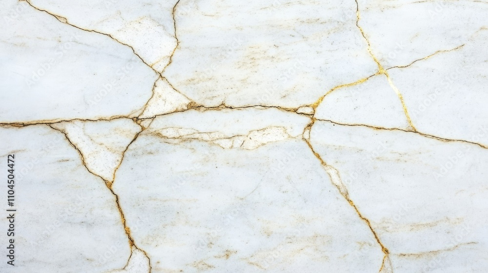 Fototapeta premium Elegant white marble, adorned with golden veins, forms a sophisticated backdrop for modern living spaces and luxurious interior designs.