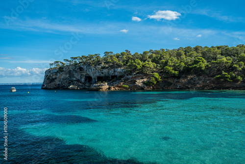 The Portals Vells is a small, sandy cove beach on the southwest of the island, considered to be one of the top 20 beaches on Mallorca. photo