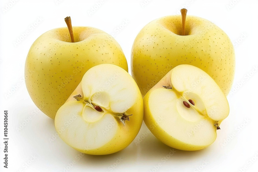 Golden Delicious apples are sweet, crisp, and versatile fruits with a yellow-gold skin Golden Delicious apples are sweet, crisp, and versatile fruits with a yellow-gold skin