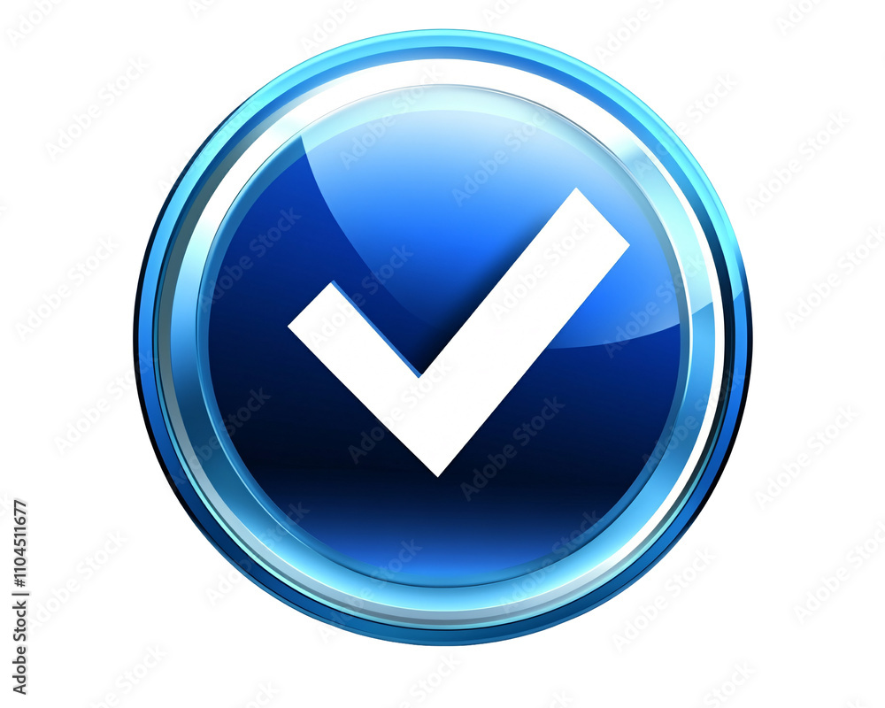 a blue circle with a white check mark a blue circle with a white check mark