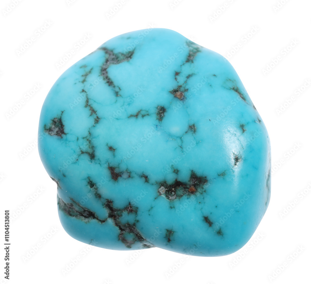 Beautiful turquoise isolated on white. Natural gemstone Beautiful turquoise isolated on white. Natural gemstone