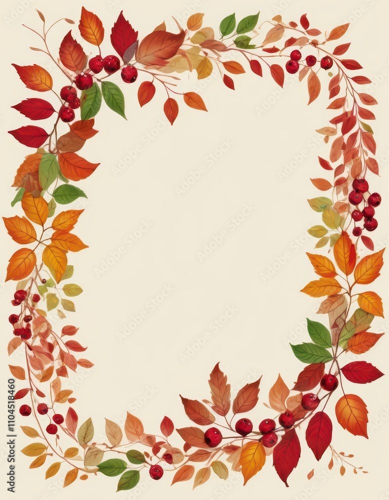 autumn leaves frame autumn leaves frame