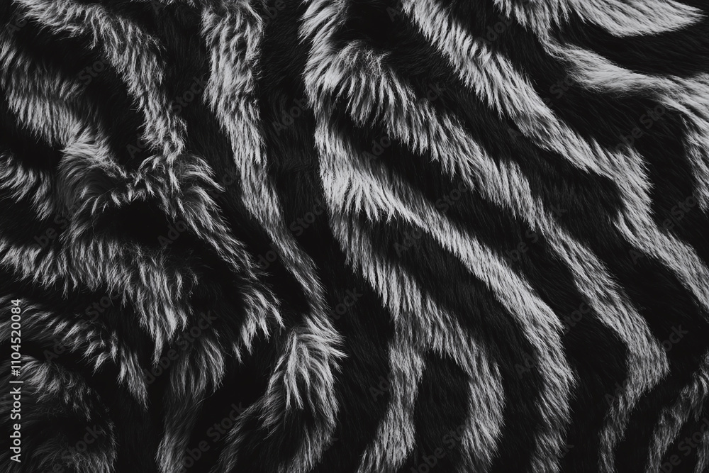 Detailed zebra stripe pattern closeup, dramatic contrast. Detailed zebra stripe pattern closeup, dramatic contrast.