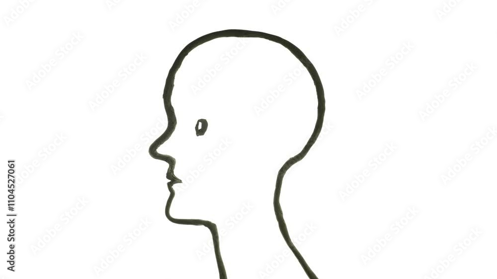 Human emotions concept, colorful animated clay over white background Human emotions concept, colorful animated clay over white background