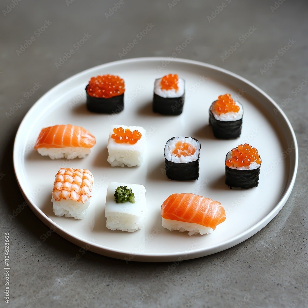 Sushi rolls enjoyed with soy sauce a culinary experience at a japanese restaurant gourmet close-up food presentation Sushi rolls enjoyed with soy sauce a culinary experience at a japanese restaurant gourmet close-up food presentation