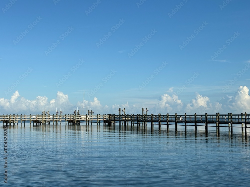 Fototapeta premium Sarasota bay calm day