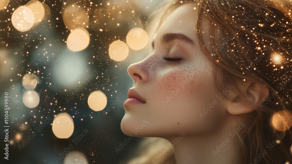 beautiful woman in gold background beautiful woman in gold background