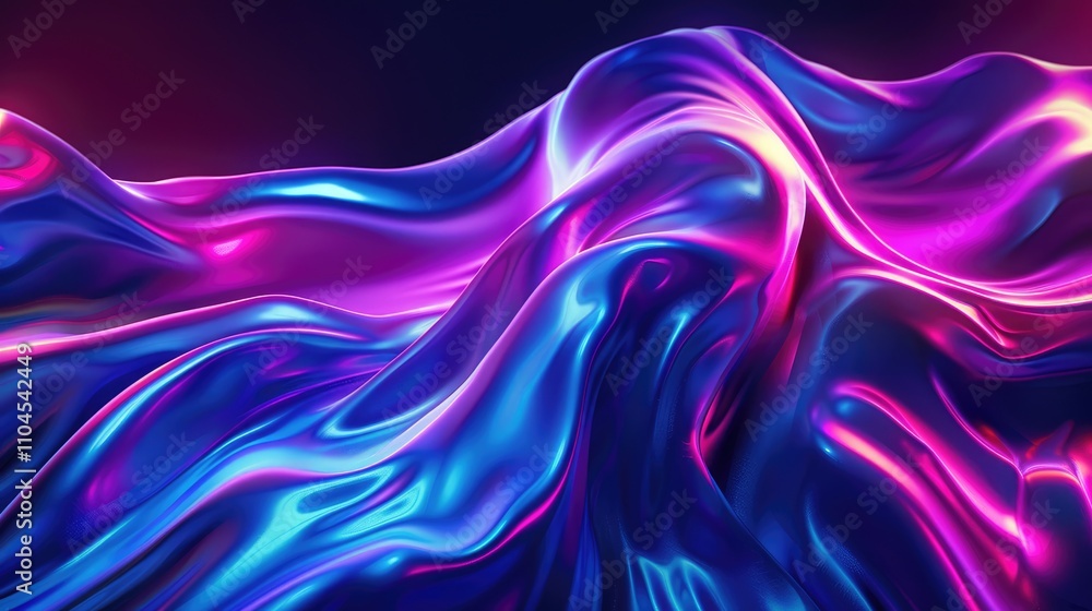 Neon glow lighting in dark abstract background. Neon glow lighting in dark abstract background.