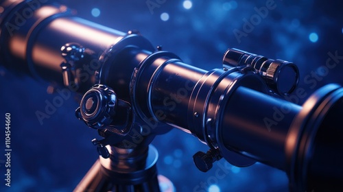 Wallpaper Mural Close-up of a high-quality telescope, focused on the stars, with soft studio lighting that emphasizes its intricate details and sharp design. Torontodigital.ca