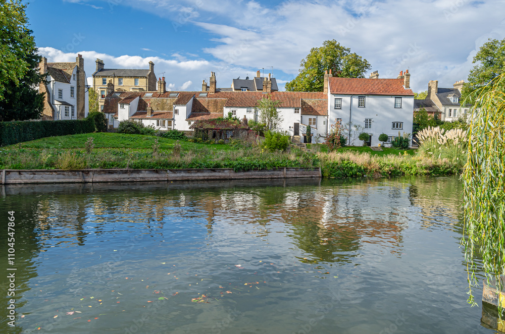 Banks of the River Cam in Cambridge, UK Banks of the River Cam in Cambridge, UK