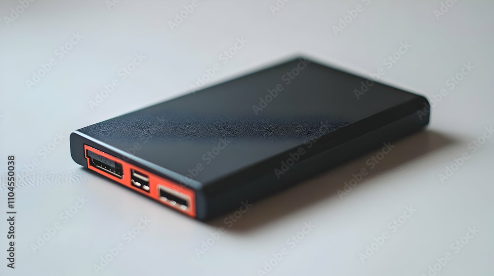 Black Portable Charger Product Photo Black Portable Charger Product Photo