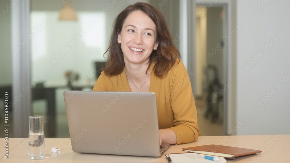 businesswoman working on laptop businesswoman working on laptop