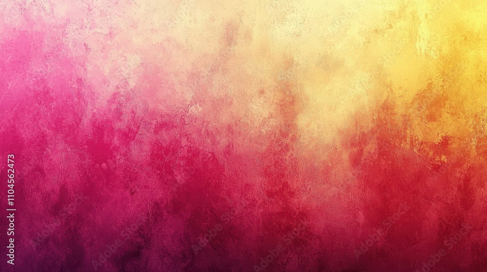 Fototapeta premium A vibrant gradient background featuring hues of pink and yellow, perfect for use in digital designs, social media graphics, or as a backdrop for presentations and art projects,