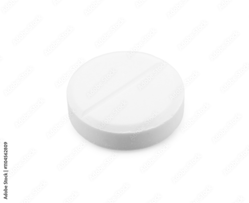 One antibiotic pill on light grey background. Medical remedy One antibiotic pill on light grey background. Medical remedy