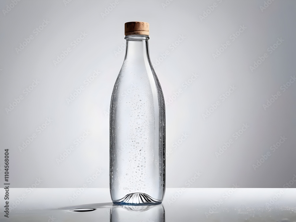 bottle with water bottle with water