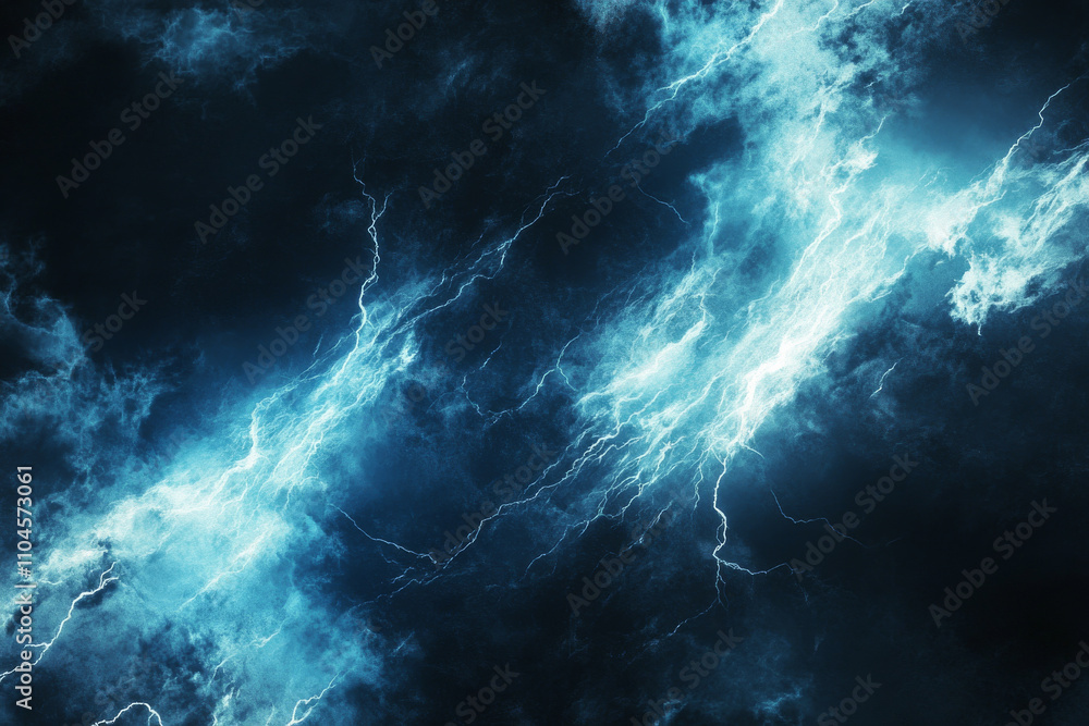 Dynamic lightning texture, bright blue and white bolts streaking across a dark stormy sky, high contrast Dynamic lightning texture, bright blue and white bolts streaking across a dark stormy sky, high contrast
