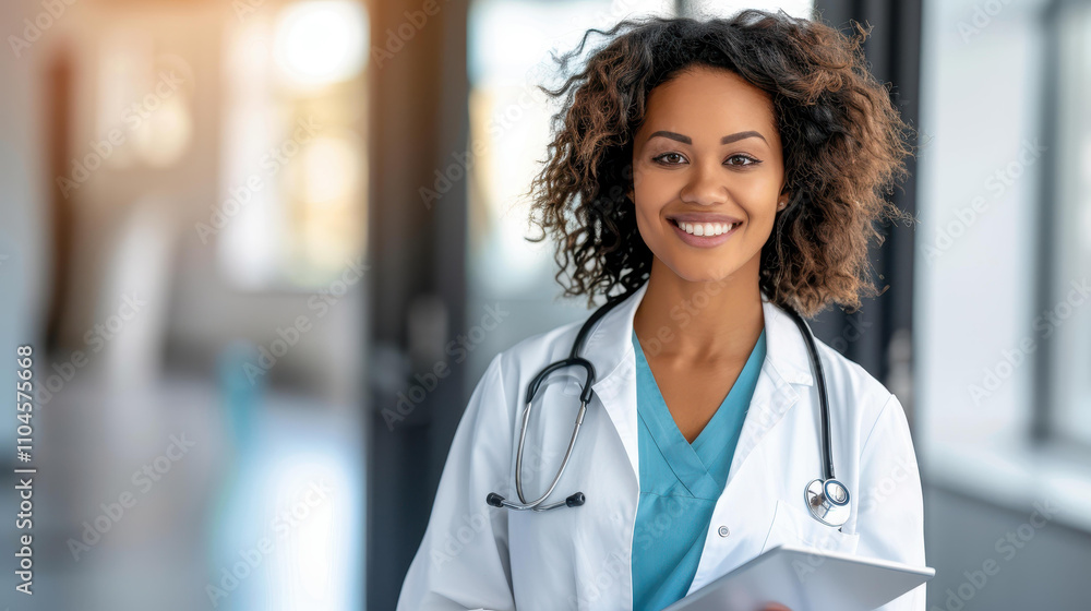 Smiling doctor engages with patients using a tablet, showcasing technologys role in modern healthcare. Smiling doctor engages with patients using a tablet, showcasing technologys role in modern healthcare.