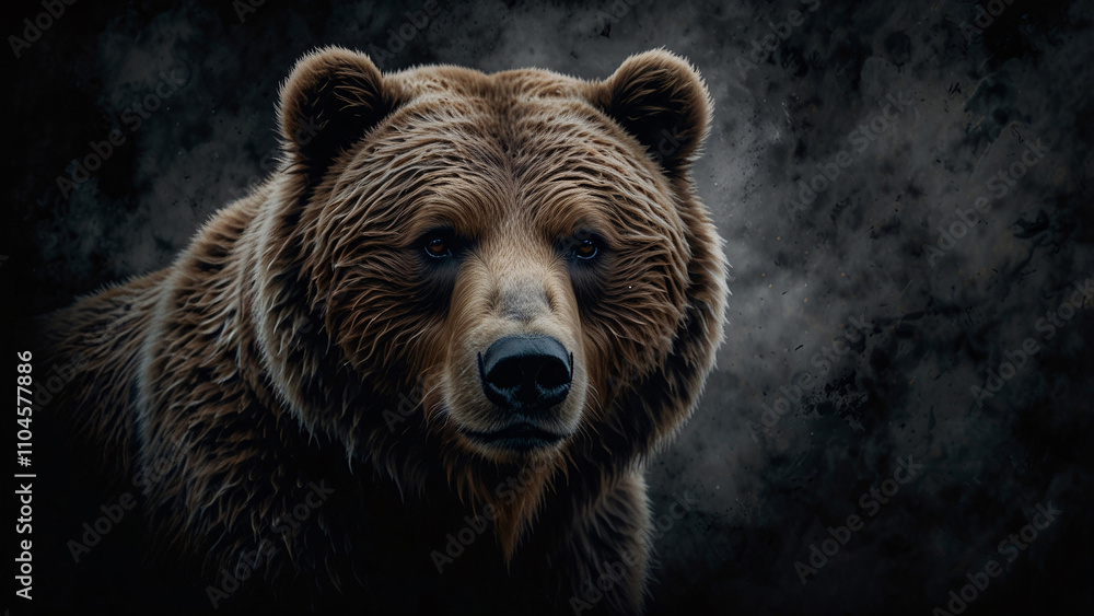 Dark Background Photography of Brown Bears to Capture the Raw Power of Nature Dark Background Photography of Brown Bears to Capture the Raw Power of Nature