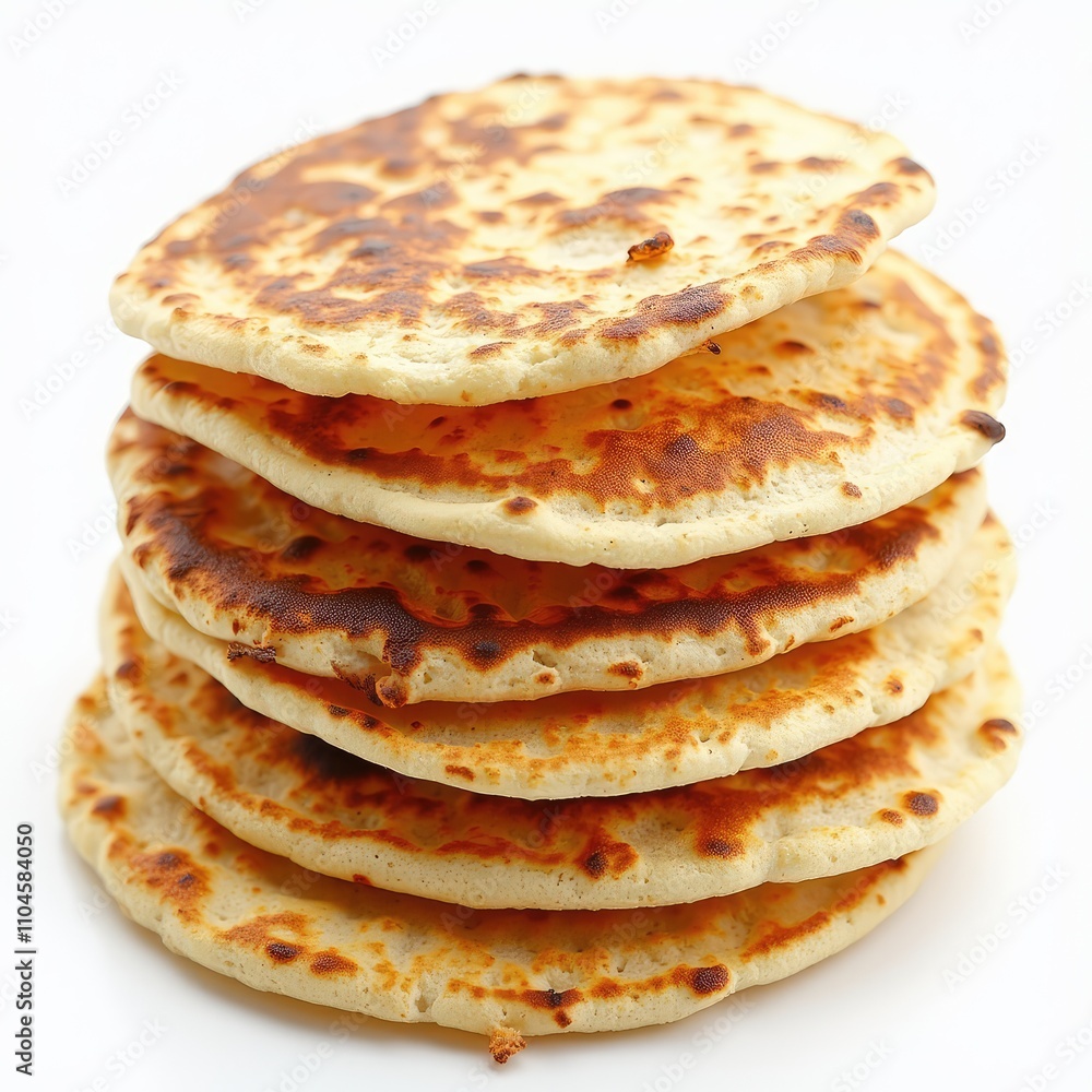 Delicious Arepas food isolated on a white background Delicious Arepas food isolated on a white background