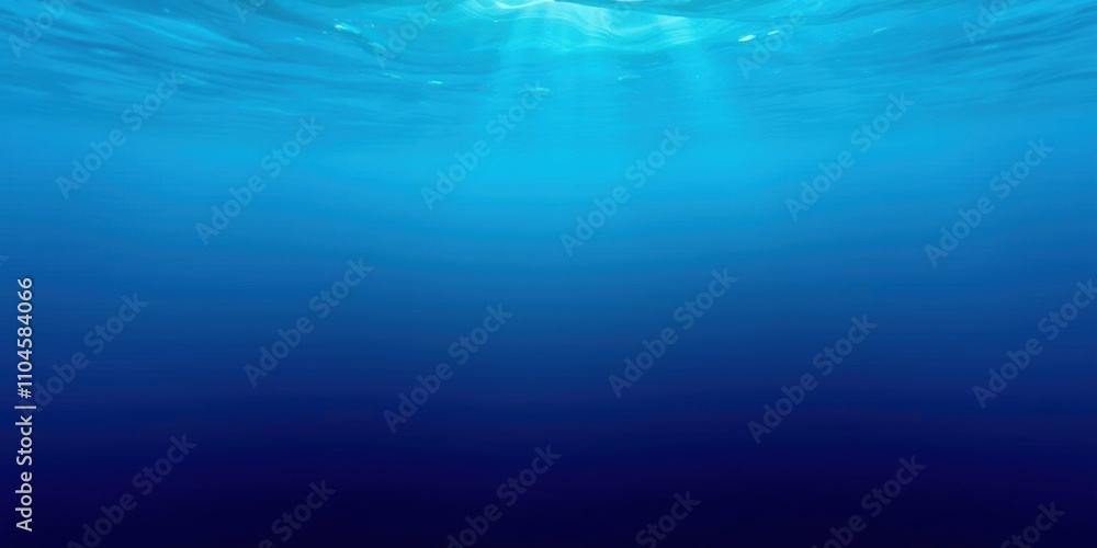 Obraz premium Flowing waves of a deep blue sea create a mesmerizing texture, sea life, oceanic