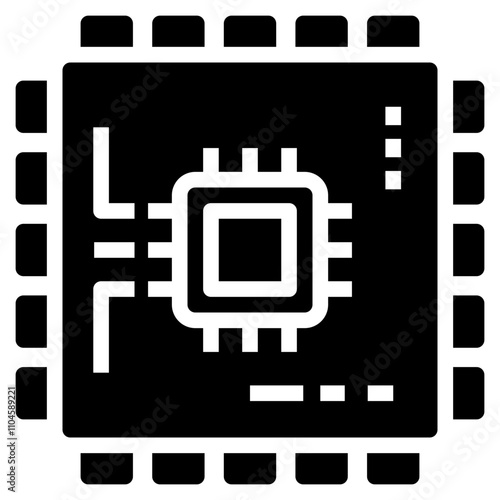 Cpu Glyph Icon