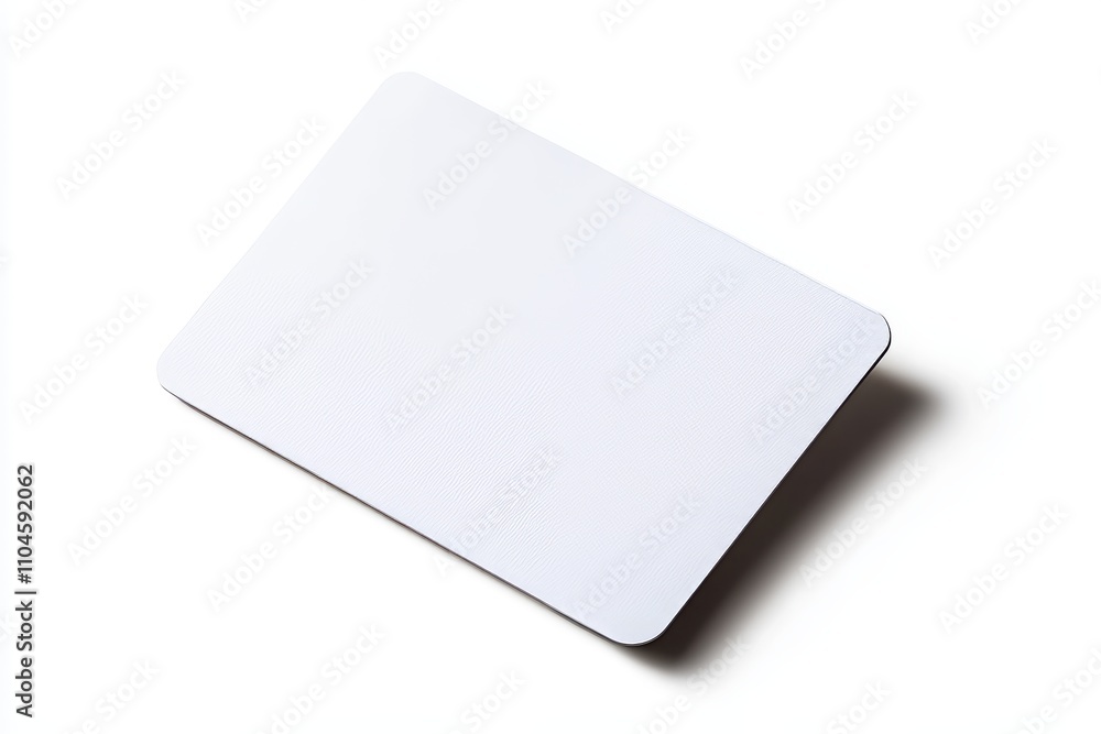 A white card with a black border A white card with a black border