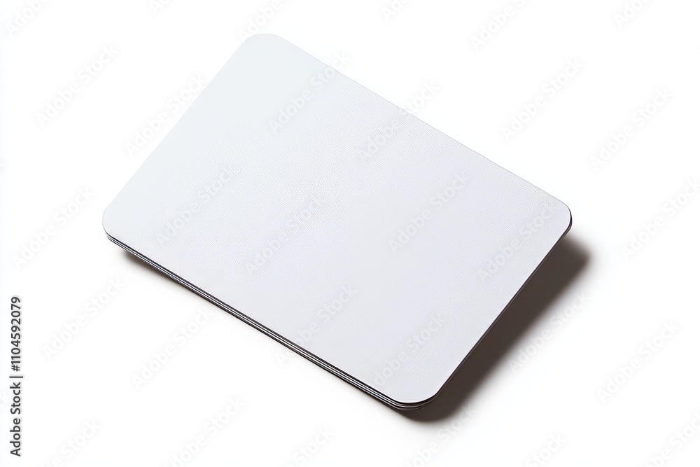 A white card with a black border A white card with a black border