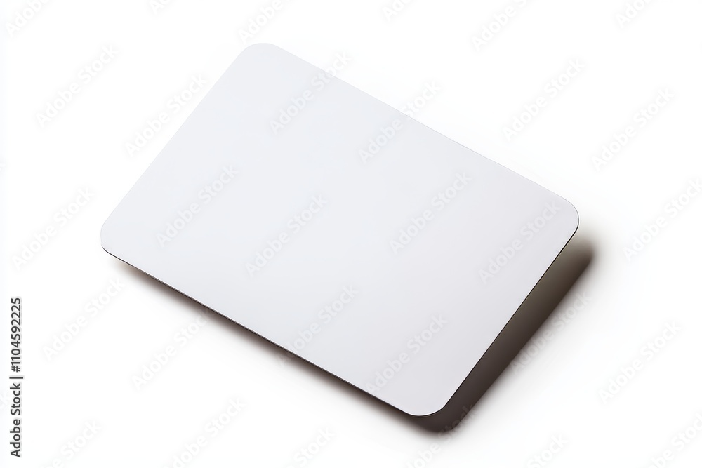 A white card with no writing on it A white card with no writing on it
