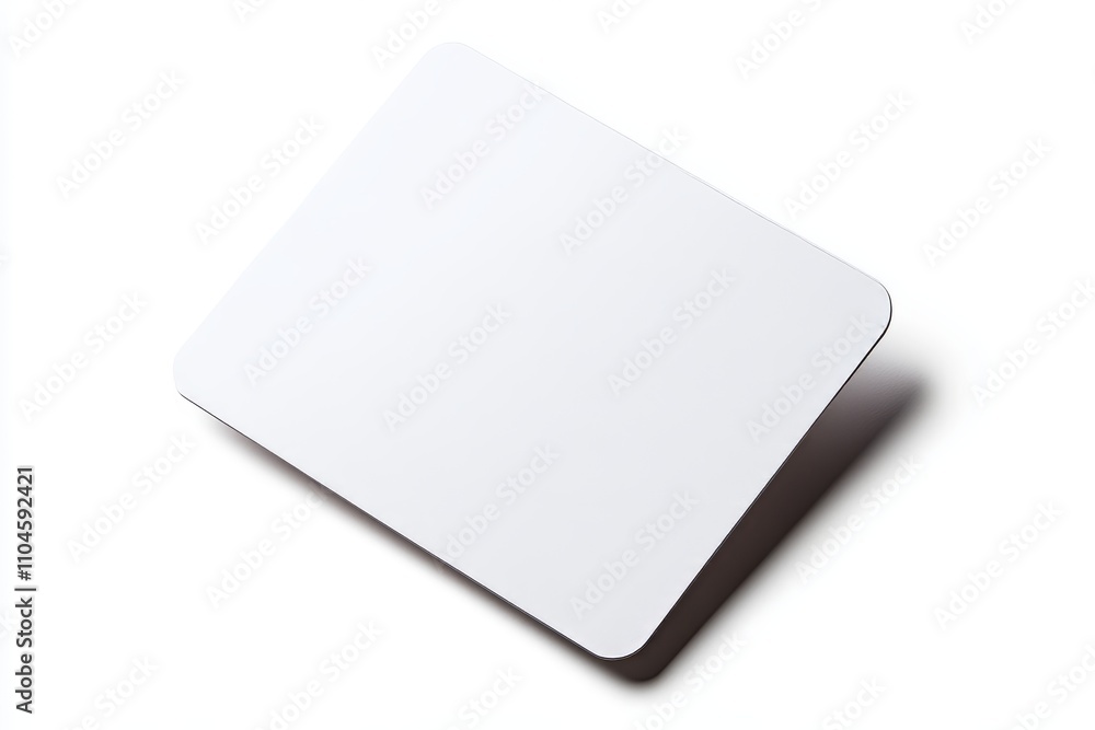 A white card with a black border A white card with a black border